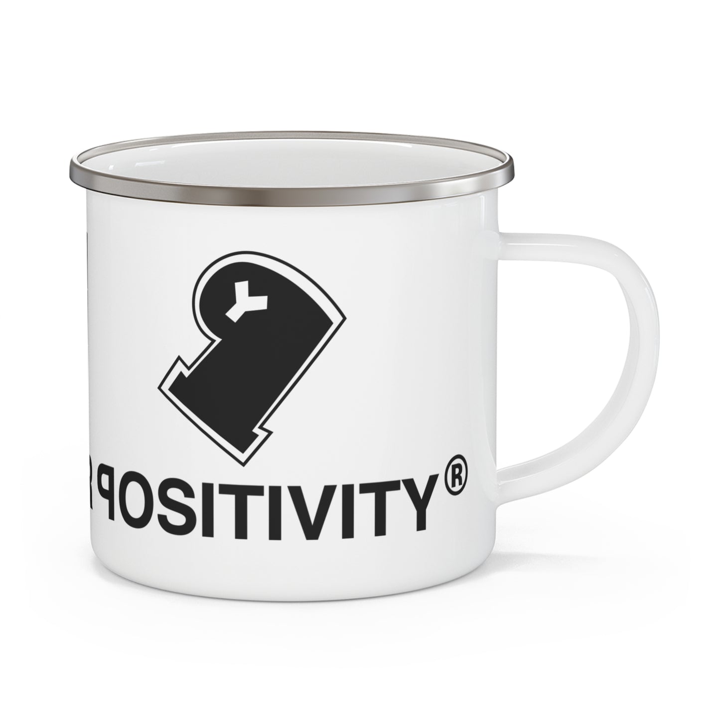 Protect Your Positivity® Enamel Camping Mug